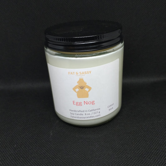 Egg Nog Soy Wax Candle