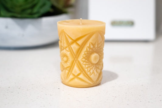 Kaleidoscope Beeswax Candle