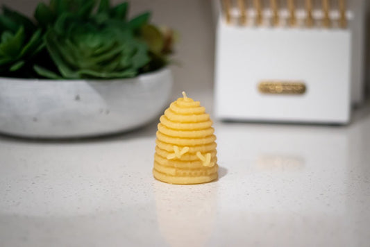 Textured Beehive Skep With Bees